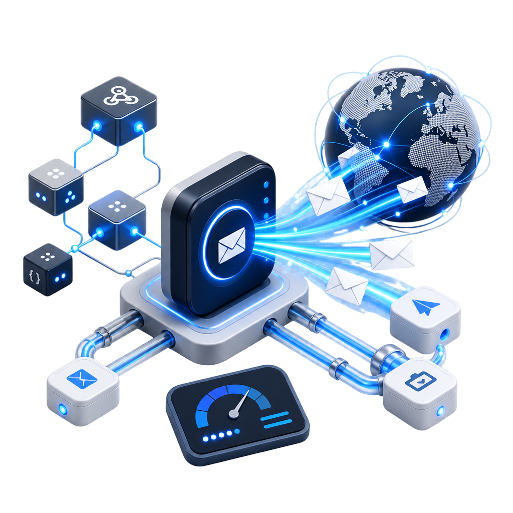 Sending & Access illustration